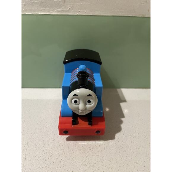 Talking Thomas the Train Sounds Lights Tank Engine Wooden Railway Friends Tested - Picture 1 of 6